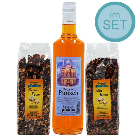 Punsch-Set Kaminfeuer+Obsternte